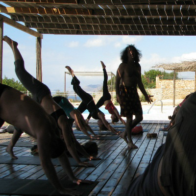 Danny Paradise Adho Mukha Svanasana Variation