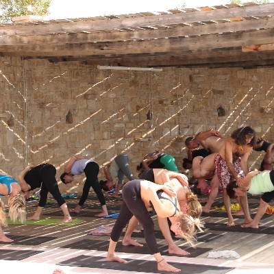 Parsvotanasana Yoga Rocks Crete