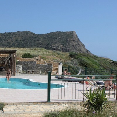 relaxing by the pool on yoga retreat