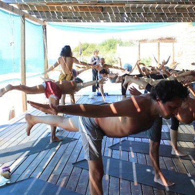 virabhadrasana3 at yoga rocks