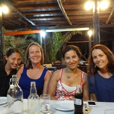 yoga rocks crete taverna night
