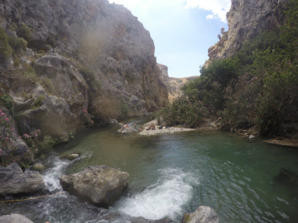 Preveli walk up the river yoga retreat day out