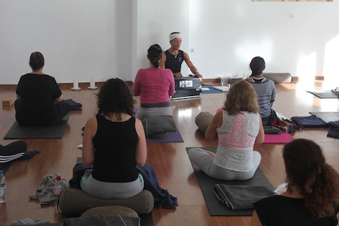Patrick yoga chanting and mantra Crete