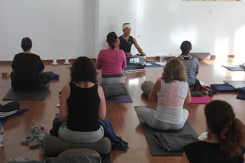 Patrick yoga chanting and mantra Crete