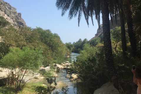 Day trip to Preveli river on yoga holiday  with Helen Reavill