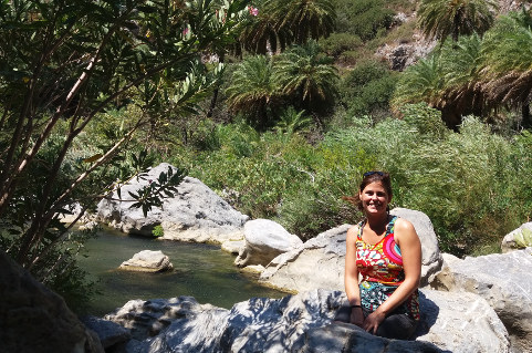 Preveli river trip on yoga holiday, Crete