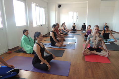 Ashtanga pranayama in Crete