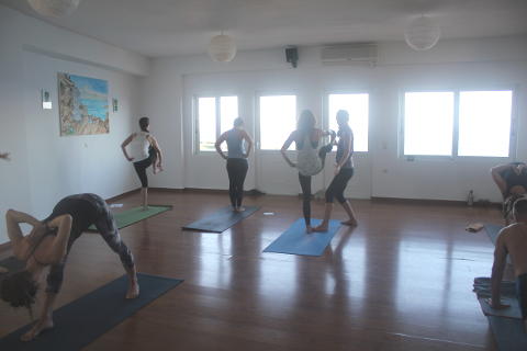 Mysore style Ashtanga with Mel and Emil in Crete