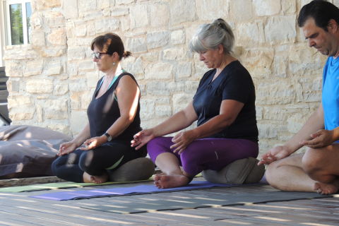 Pranayama with David Williams in Crete