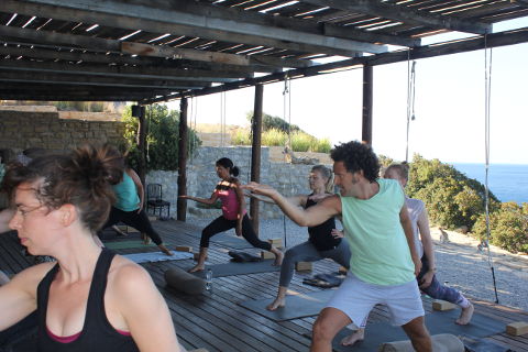 Vinyasa flow with a sea view