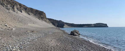 Looking towards Agios Pavlos and Yoga Rocks from the Triopetra