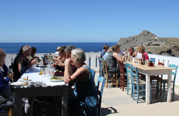 Spring yoga retreat brunch with Josie Sykes at Yoga Rocks Crete