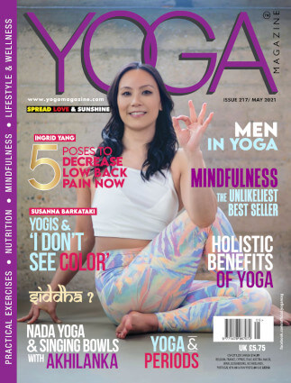 Yoga Magazine front cover with Yoga Rocks inside