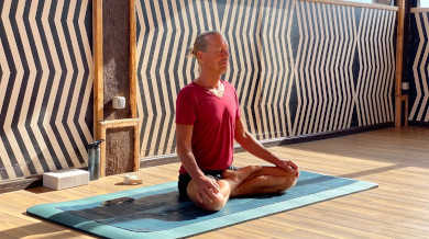 Jonas Westring is teaching a retreat at Yoga Rocks