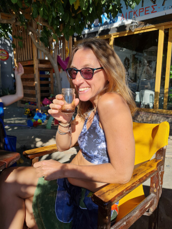 Helen at Ligres taverna