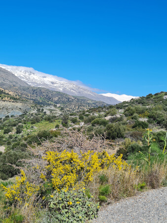 Psiloritis mountain in Crete
