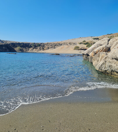 A lovely spot for a dip by a yoga retreat in Crete